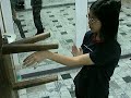 Wing Chun Wooden Dummy hands. Debby. 09Jul07'.