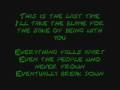 Pushing me away with lyrics