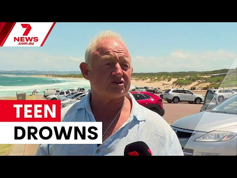 Teen Drowns After Sandbank Collapse at Central Coast | 7NEWS