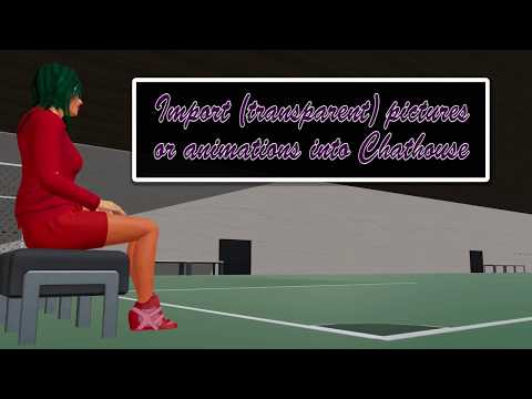 Chathouse 3D (Ger/eng) How to Import pictures/ animations/ textures to the game