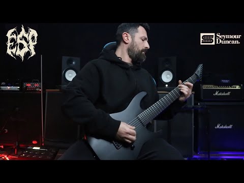 Dark Groove Metal Riffs : Esp Ltd M7 baritone