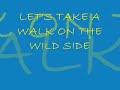 G Love &amp; SS- walk on the wild side/can i kick it