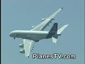 A380 ACROBATICS LANDING IN FIELD