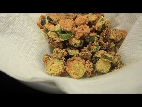 how to properly fry okra