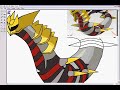 Speed Painting Giratina Origin Form Speed Painting Giratina Origin Form