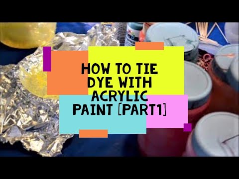 how to dye acrylic
