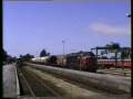 Lollandsbanens Y-tog og M35 +Mz1450 . Nakskov st 18/7.1990