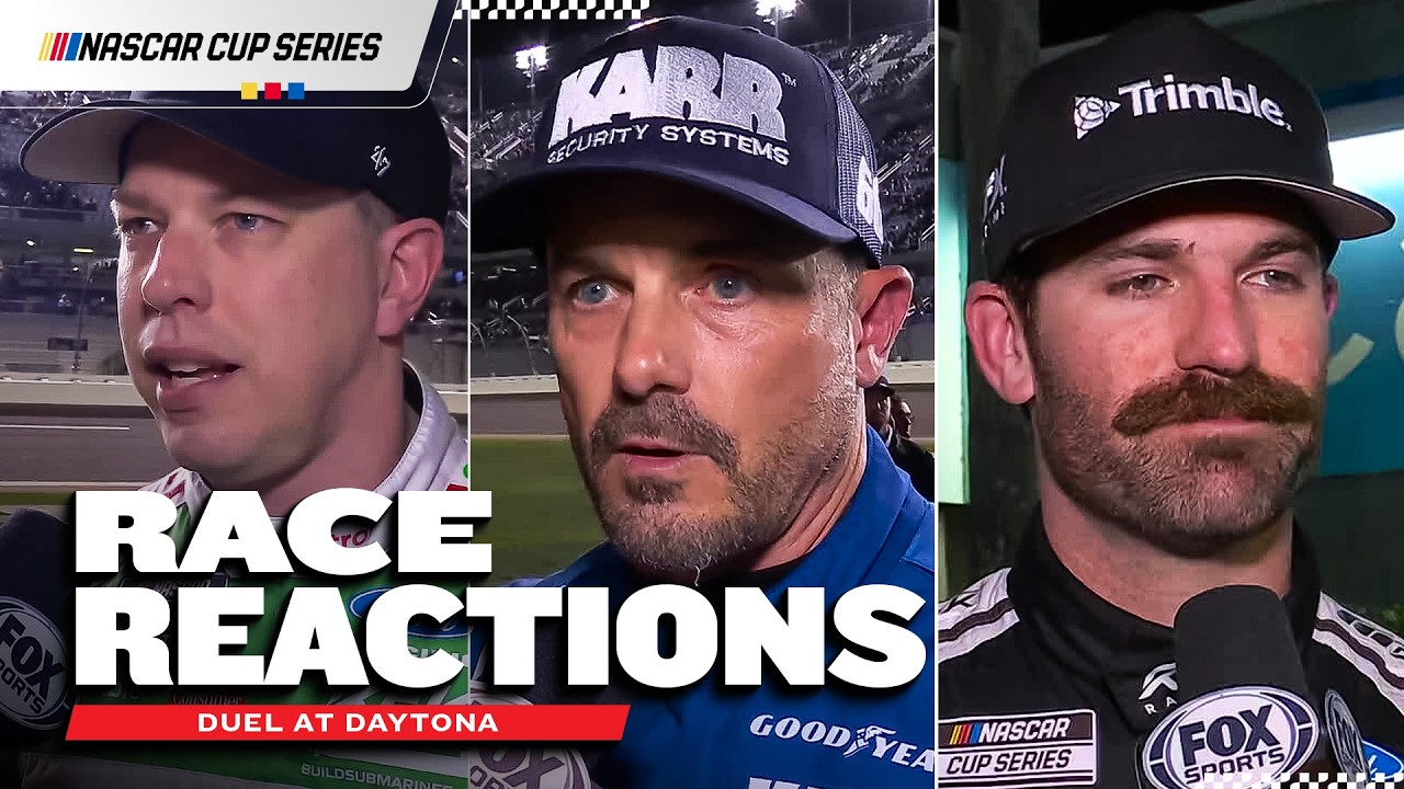 What Drivers Said After The Duel at Daytona | NASCAR Cup Series