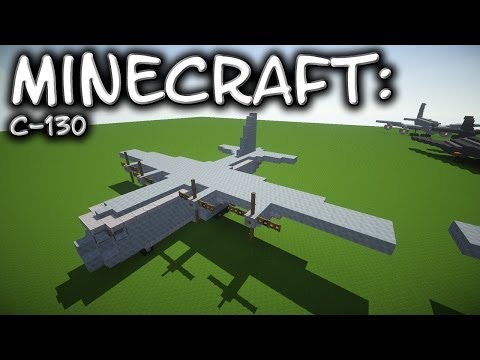 how to make a c130 in minecraft