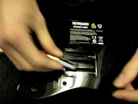 how to sync rockband guitar