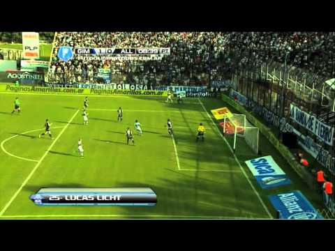 Gol Licht. Gimnasia 1 - All Boys 0. Final 2014. Fecha 15. Fútbol Para Todos.