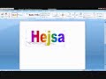 Microsoft Word Fiduser! ( Mest til Vista )