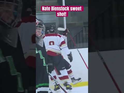 Hillsborough’s Nate Bienstock scores vs Ridge #hockey