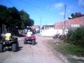 I took this video on February 12, 2010 on Itaparica Island, Salvador Brazil. I was driving a Honda TRX700, holding the camera in one hand and driving with the other hand.
