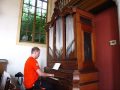 Gezang 445, Ruwe stormen mogen woeden: Samenzang Lutherse kerk Winschoten