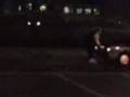 Moron-on-roller-skat