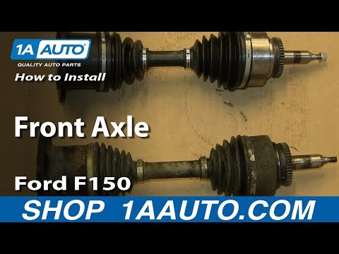 How To Install Replace Front Axle 2004-08 Ford F150 Expedition