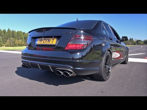 Mercedes C63 AMG with iPE exhaust