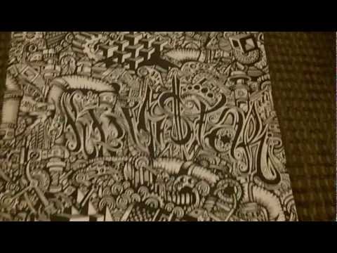 how to draw psychedelic letters