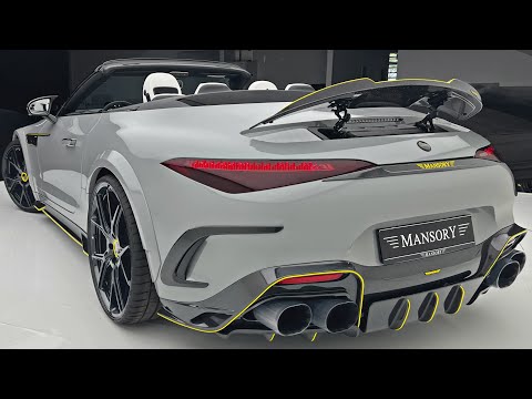 NEW 2024 Mercedes AMG SL63 +SOUND! Brutal SL by MANSORY! Interior Exterior Walkaround 4K