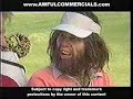 GEICO Caveman Playing Golf