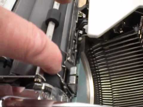 how to repair typewriter carriage