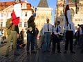 Shromáždění Vlastenecké fronty při příležitosti výročí vzniku samostatného státu.28. října 2005, Staroměstské náměstí