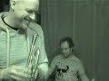 GEORGIA Trio:Diederik Idema piano with speciale guest Kevin Gallagher trumpet en vocal,  Bert van Erk double bass, Elmer Bergstra drums.And I like Elmer's T-shirt.************more info http://www.bertvanerk.nl 06-12320419***********Mistory guest Kevin Gallagher Swingt en Zingt 