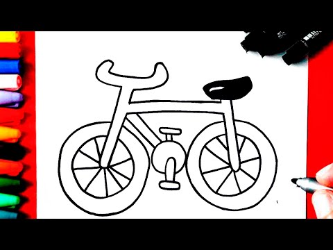 video-linktoworks-HOW TO DRAW A BIKE VERY EASY - YouTube