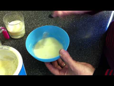 how to dissolve milk powder