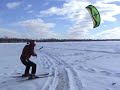 Kitesurfing Michigan 2009-01-24 Julien Walled lake - 01-25 Kitesurfing Michigan 2009-01-24 Julien Walled lake - 01-25