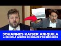 ¡NO TUVO PIEDAD! Johannes Kaiser aniquila a Gonzalo Winter en feroz debate por incendios