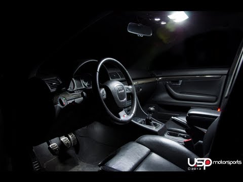 Audi B6 B7 A4 S4 Interior LED Installation Guide by USP Motorsports