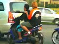 Police Operation, illegal bike race. Indonesia