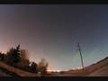 Aurora with 90% Moon