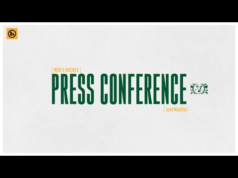 Men's Ice Hockey Weekly Press Conference: Joel Määttä (12/8/21)