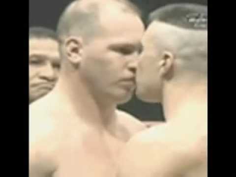 Totalkiss - Boxer kisses the other, what happens next? No sound. Taken from a gif animation. Slightly differant to the other gay boxer clip. Boxers are MIKE BERNARDO (le...