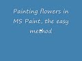 How to paint fast in MS paint