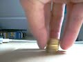 Poker Shuffle with 10 cent coins
