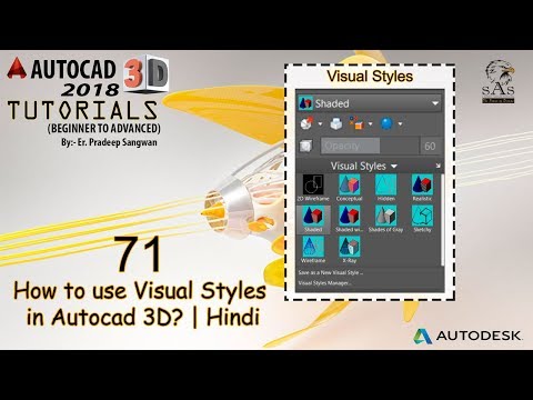 Visual Style in Autocad 3D