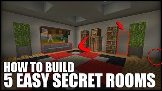 5 Easy Ways To Build Secret Rooms In Minecraft