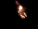 Traiano martellazzo - Bici che brucia nel fuoco al fiume III