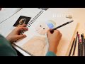 8 Year Old Sophia Draws JOHANNES VERMEER'S GIRL WITH A PEARL EARRING