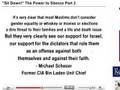 Scheuer Says It's Support for Israel and Dictators See Video