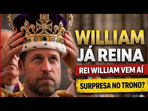 William já reina nos bastidores e jornais dizem que Charles pode abdicar em até 6 meses