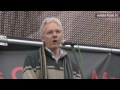Julian Assange - OCT8 Antiwar Mass Assembly