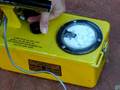 Geiger Counter at Uranium Mine tailing pile