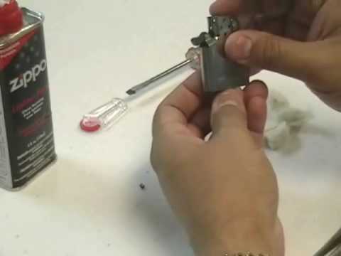 how to change zippo wick