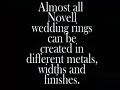 Gold wedding ring - MAX3082-8GCEW - by Novell