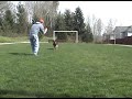 Ollie Heeling in park part 1 March 22-2008